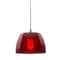 Besa Lighting Spur Cord Pendant, Red, Satin Nickel, 1x5W LED 1XT-SPURRD-LED-SN - alternate 1